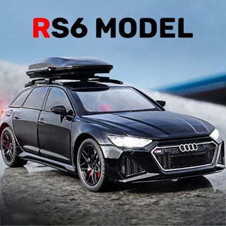 โมเดลรถยนต์ Audi RS6 สเกล 1:24 ของเล่น ของสะสม ของขวัญวันเกิด สําหรับเด็กผู้ชาย