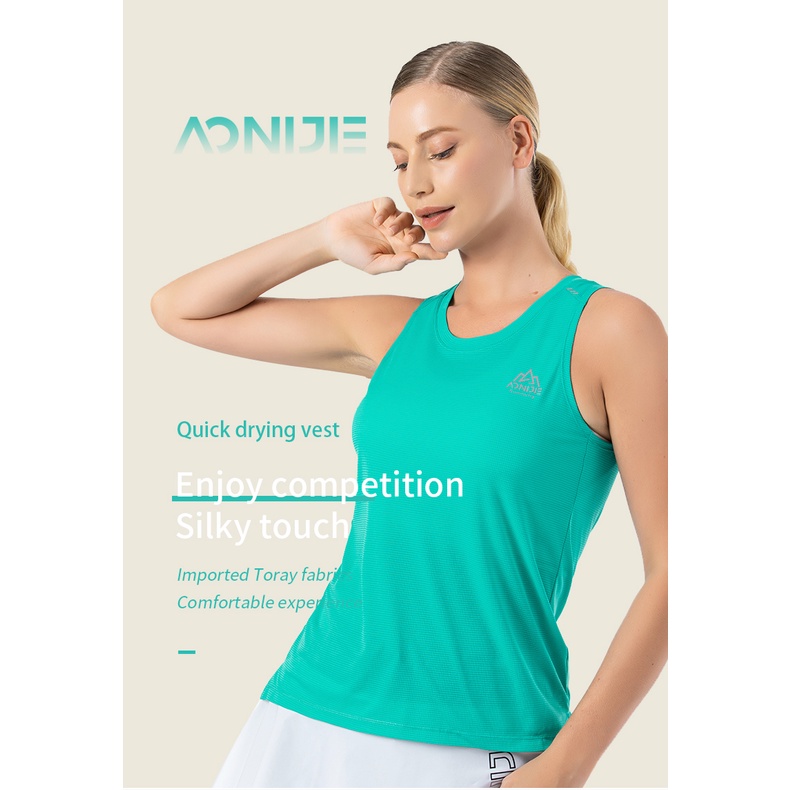 aonijie-fw5129-เสื้อกล้าม-แขนกุด-ระบายอากาศ-แห้งเร็ว-ฤดูร้อน-สําหรับผู้หญิง