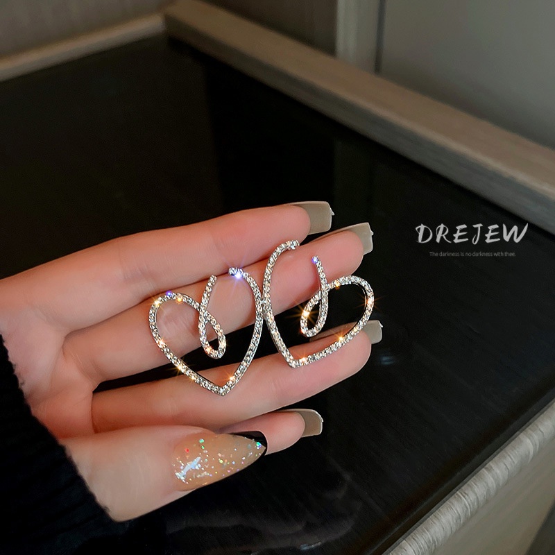 drejew-ต่างหูเข็มเงิน-925-ประดับเพชร-รูปหัวใจ-เรียบง่าย-สไตล์ยุโรป-อเมริกัน-อินเทรนด์-2