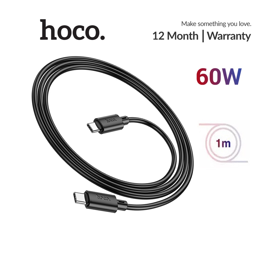 Hoco X88 Type-C to Type-C 60W สายชาร์จเร็ว สายยืดหยุ่นรองรับ QC3.0 ยาว ...