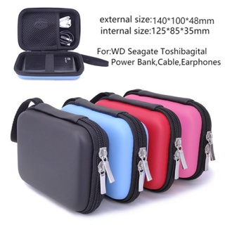 กระเป๋าตาข่าย EVA สําหรับฮาร์ดดิสก์ Wd Seagate Toshiba 2.5 นิ้ว พาวเวอร์แบงค์ สายเคเบิล หูฟัง และอุปกรณ์ดิจิทัลอื่น ๆ