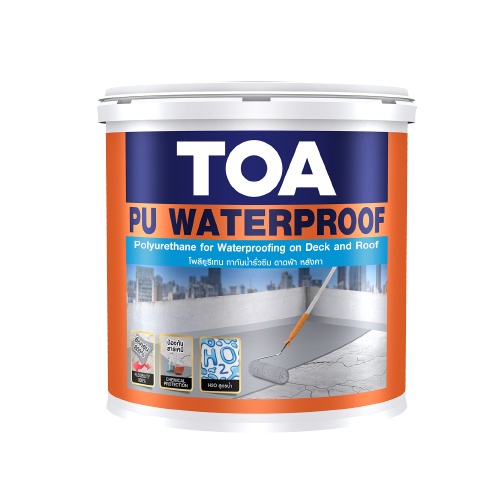 toa-pu-waterproof-ขนาด-20-กก-โพลียูรีเทน-ทากันน้ำซึมดาดฟ้า-หลังคาสูตรน้ำ-กันน้ำรั่วซึม-100-สูตรน้ำสำเร็จรูป-พร้อมใช้