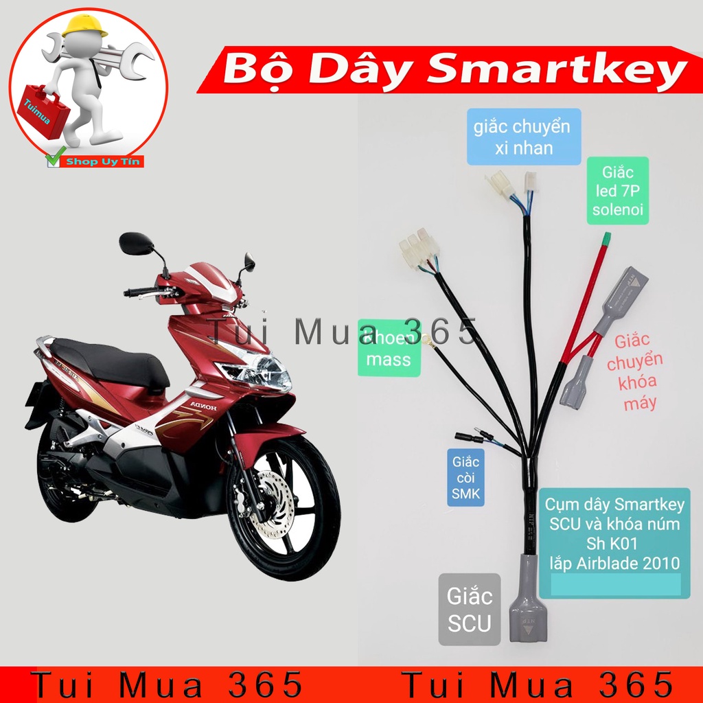 Smartkey SCU K01 (31P☉ ชุดสายไฟสําหรับ Honda Air Blade 110cc,, Air ...