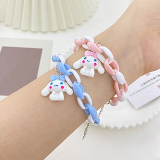 SANRIO สร้อยข้อมือเรซิ่น ลายการ์ตูนซานริโอ้น่ารัก สามารถปรับได้ เหมาะกับของขวัญ สไตล์ญี่ปุ่น สําหรับผู้หญิง