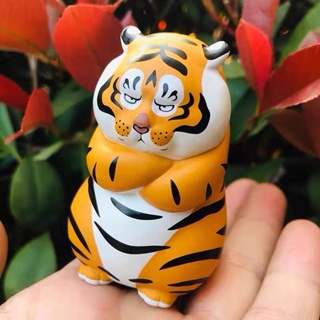 ۞﹍❍Fat Tiger Blind Box Motherland Version Angry Emoticon Package Hand-made Capsule Egg Doll Little Tiger Tide Playing Ye