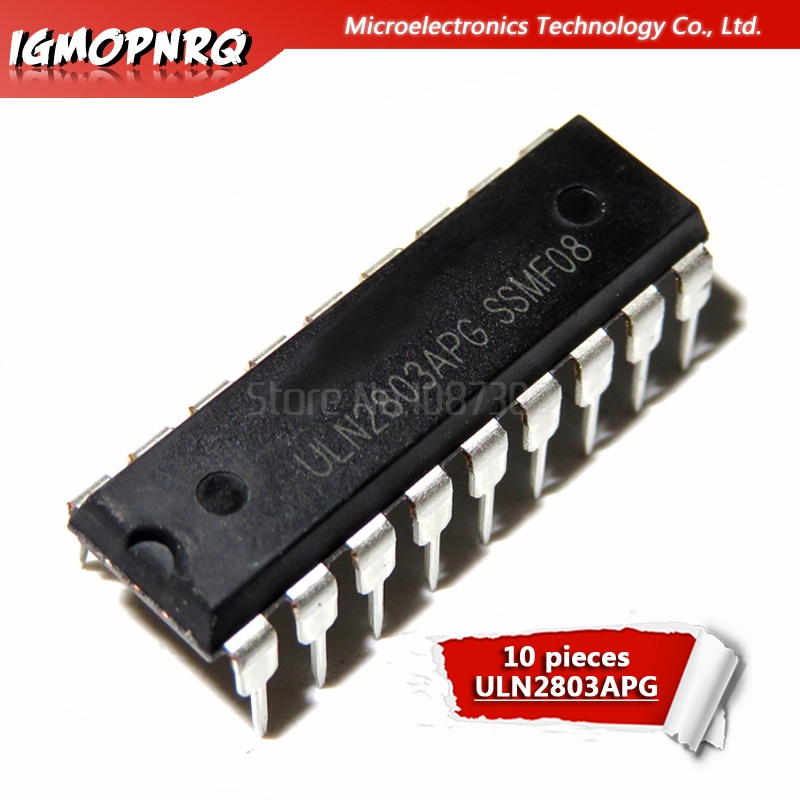 10PCS ULN2803A ULN2803 2803 ARRAY-8 NPN TRANSISTOR IC