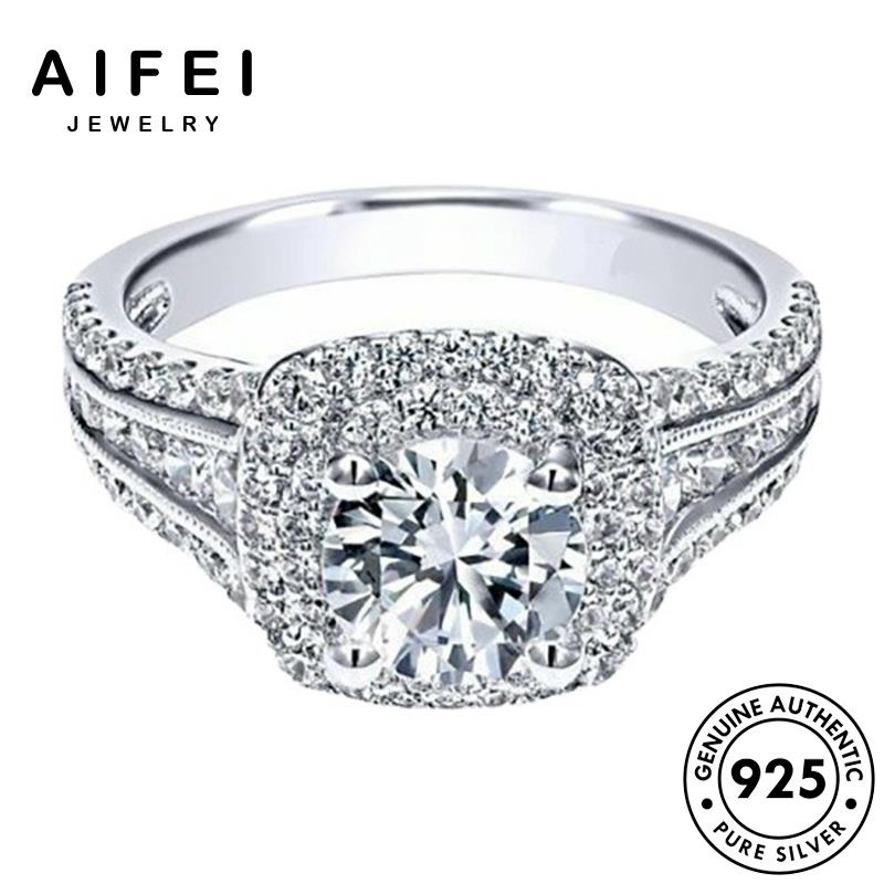 aifei-jewelry-แหวนเงิน-925-ประดับเพชรโมอิส-ทรงสี่เหลี่ยม-แฟชั่น-สําหรับผู้หญิง-r265