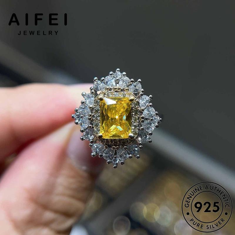 aifei-jewelry-เกาหลี-หรูหรา-เครื่องประดับ-ทับทิม-silver-เครื่องประดับ-เงิน-ไพลิน-ต้นฉบับ-ซิทริน-ผู้หญิง-925-แท้-มรกต-แฟชั่น-แหวน-m101