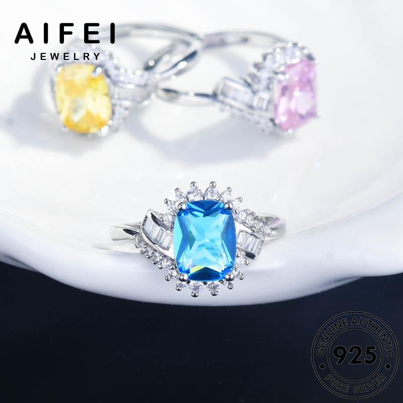 aifei-jewelry-เงิน-เครื่องประดับ-ซิทริน-ต้นฉบับ-ทับทิม-แท้-silver-แหวน-ผู้หญิง-หรูหรา-ไพลิน-เครื่องประดับ-925-เกาหลี-มรกต-แฟชั่น-m102