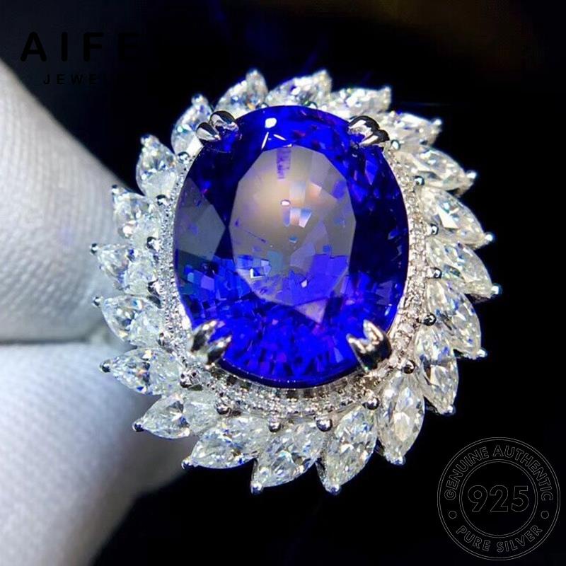 aifei-jewelry-ต้นฉบับ-silver-ไพลิน-แหวน-เงิน-เกาหลี-วงรีสุดหรู-เครื่องประดับ-เครื่องประดับ-แท้-925-แฟชั่น-ผู้หญิง-r2243