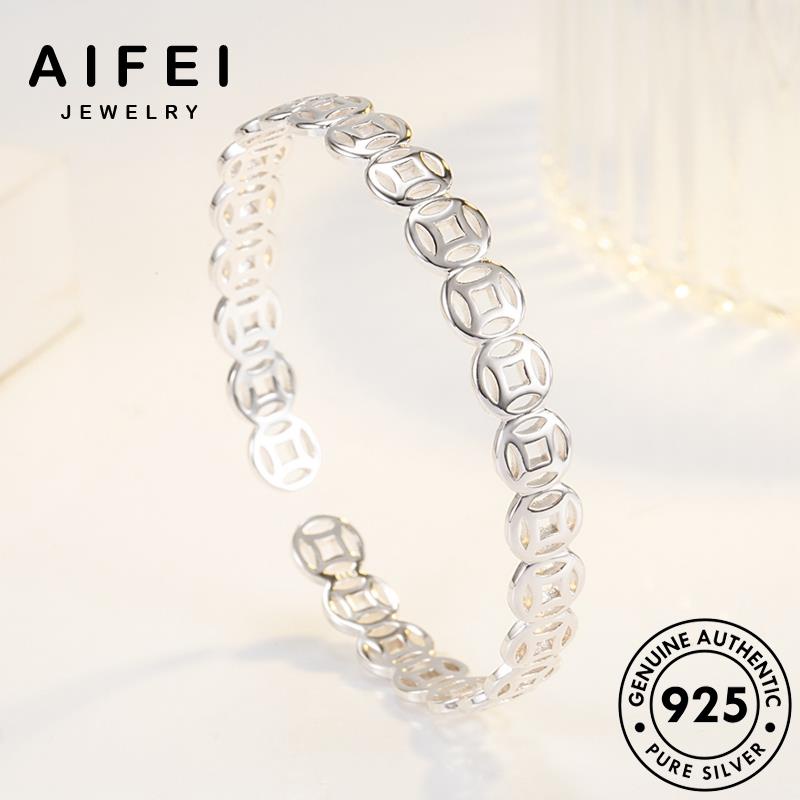 aifei-jewelry-แท้-เงิน-925-ผู้หญิง-เหรียญสร้างสรรค์-ผู้หญิง-เกาหลี-เครื่องประดับ-ต้นฉบับ-กำไลข้อมือ-เครื่องประดับ-กำไล-silver-แฟชั่น-b244