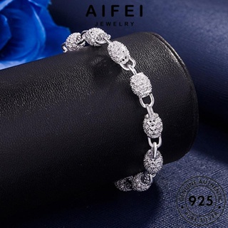 AIFEI JEWELRY กำไลข้อมือ กำไล แท้ ผู้หญิง Silver ต้นฉบับ เกาหลี แฟชั่นกลวง 925 เครื่องประดับ แฟชั่น ผู้หญิง เงิน เครื่องประดับ B461