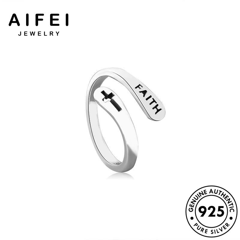 aifei-jewelry-แหวน-ต้นฉบับ-เงิน-silver-925-ผู้หญิง-แท้-เครื่องประดับ-เครื่องประดับ-จดหมายสร้างสรรค์-แฟชั่น-เกาหลี-r154