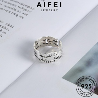 AIFEI JEWELRY Silver ปลาบุคลิกภาพ เครื่องประดับ แฟชั่น เครื่องประดับ ต้นฉบับ เกาหลี ผู้หญิง 925 เงิน แหวน แท้ R774