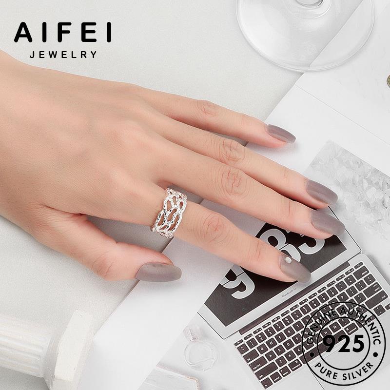 aifei-jewelry-ผู้หญิง-ต้นฉบับ-สาขาที่ผิดปกติ-แฟชั่น-เครื่องประดับ-silver-แหวน-เงิน-925-เกาหลี-ทอง-แท้-เครื่องประดับ-r1058