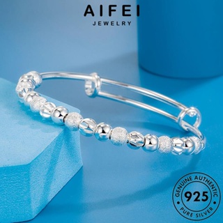 AIFEI JEWELRY เครื่องประดับ เงิน ผู้หญิง กำไล ทอง เครื่องประดับ Silver ต้นฉบับ แฟชั่น ลูกปัดทรายแฟชั่น เกาหลี ผู้หญิง แท้ กำไลข้อมือ 925 B656