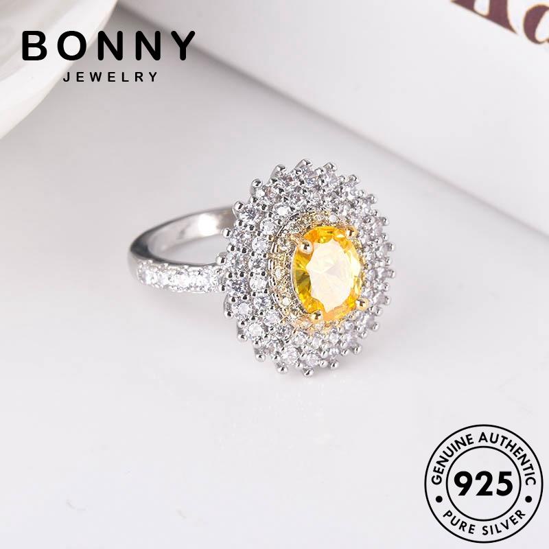 bonny-jewelry-ทองซิทริน-แหวน-เงิน-ต้นฉบับ-ผู้หญิง-แฟชั่น-เครื่องประดับ-เกาหลี-หรูหรา-เครื่องประดับ-925-แท้-silver-m095