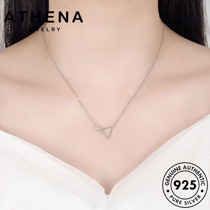 athena-jewelry-สามเหลี่ยมง่ายๆ-ผู้หญิง-เครื่องประดับ-จี้-แฟชั่น-ต้นฉบับ-เกาหลี-สร้อยคอ-925-เครื่องประดับ-silver-แท้-เงิน-n2