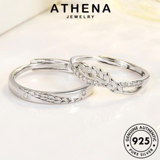 ATHENA JEWELRY แฟชั่น เงิน แหวน เกาหลี เครื่องประดับ Silver คู่รัก แท้ ต้นฉบับ รวงข้าวสาลีที่สร้างสรรค์ เครื่องประดับ 925 R306