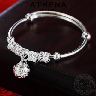 ATHENA JEWELRY เงิน แท้ Silver ระฆัง ผู้หญิง เกาหลี แฟชั่น กำไล เด็ก 925 เครื่องประดับ เครื่องประดับ ต้นฉบับ กำไลข้อมือ B49