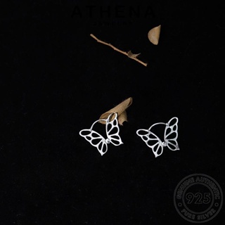 ATHENA JEWELRY เงิน ต้นฉบับ Silver ต่างหู ผู้หญิง ผีเสื้อ เกาหลี เครื่องประดับ ตุ้มหู 925 แฟชั่น หนีบ ห่วง เครื่องประดับ แท้ E861