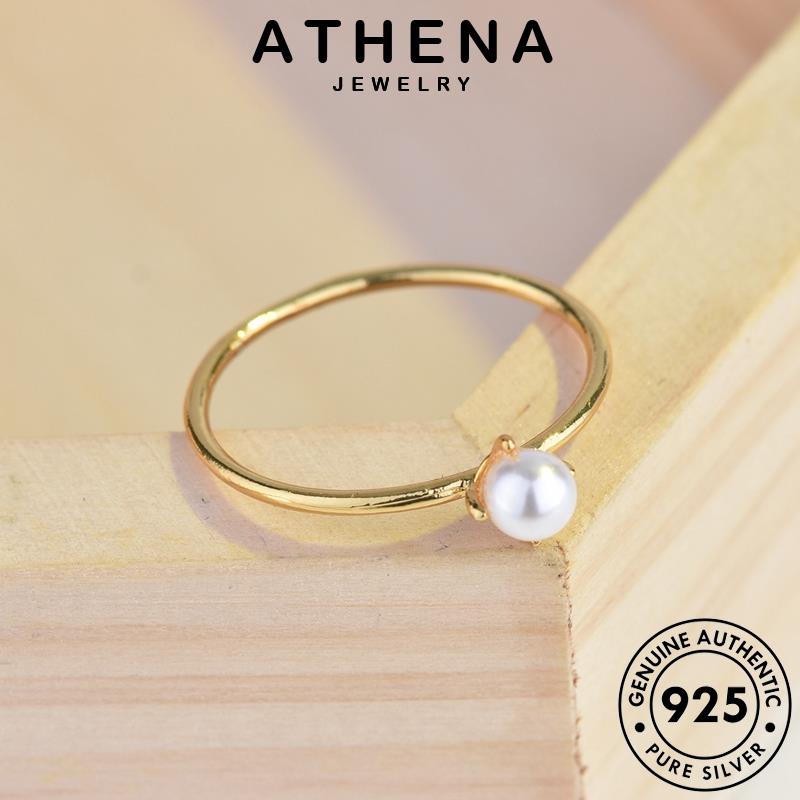 athena-jewelry-เครื่องประดับ-เงิน-แหวน-ผู้หญิง-เกาหลี-แฟชั่น-ต้นฉบับ-silver-มินิย้อนยุค-แท้-เครื่องประดับ-ไข่มุกทอง-925-r128