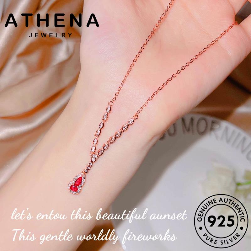 athena-jewelry-เกาหลี-จี้-925-ต้นฉบับ-แท้-เครื่องประดับ-ทองทับทิม-มะระอารมณ์-เครื่องประดับ-silver-ผู้หญิง-สร้อยคอ-แฟชั่น-เงิน-s474