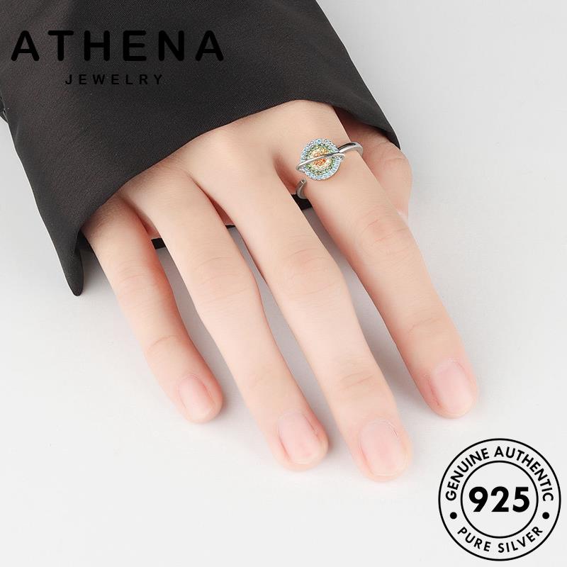 athena-jewelry-925-แหวน-เงิน-เครื่องประดับ-แฟชั่น-ดาวเคราะห์แฟชั่น-อความารีนโกลด์-เครื่องประดับ-เกาหลี-silver-แท้-ต้นฉบับ-ผู้หญิง-r142