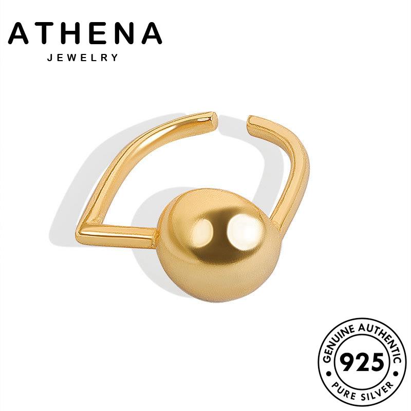 athena-jewelry-เครื่องประดับ-เงิน-ทอง-ลูกง่ายๆ-925-เครื่องประดับ-ต้นฉบับ-แฟชั่น-แท้-silver-เกาหลี-ผู้หญิง-แหวน-r1252