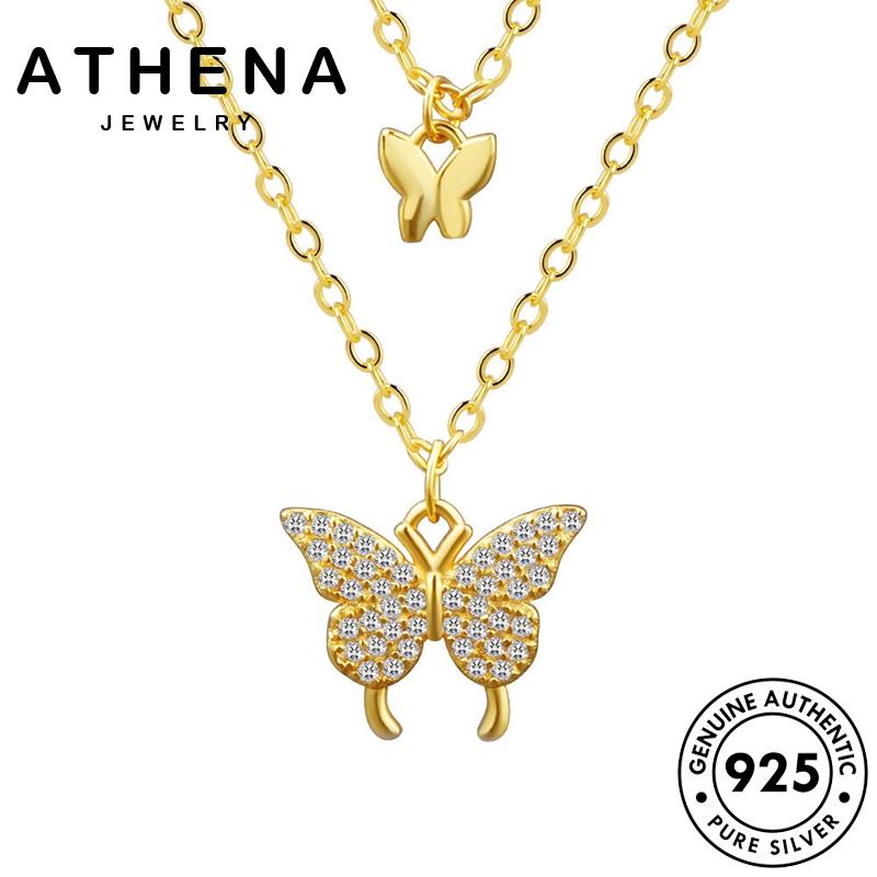 athena-jewelry-จี้-สร้อยคอ-925-มอยส์ซาไนท์-ผีเสื้อที่สวยงาม-แท้-ผู้หญิง-เครื่องประดับ-เกาหลี-ต้นฉบับ-โกลด์-เงิน-silver-แฟชั่น-เครื่องประดับ-ไดมอนด์-n65