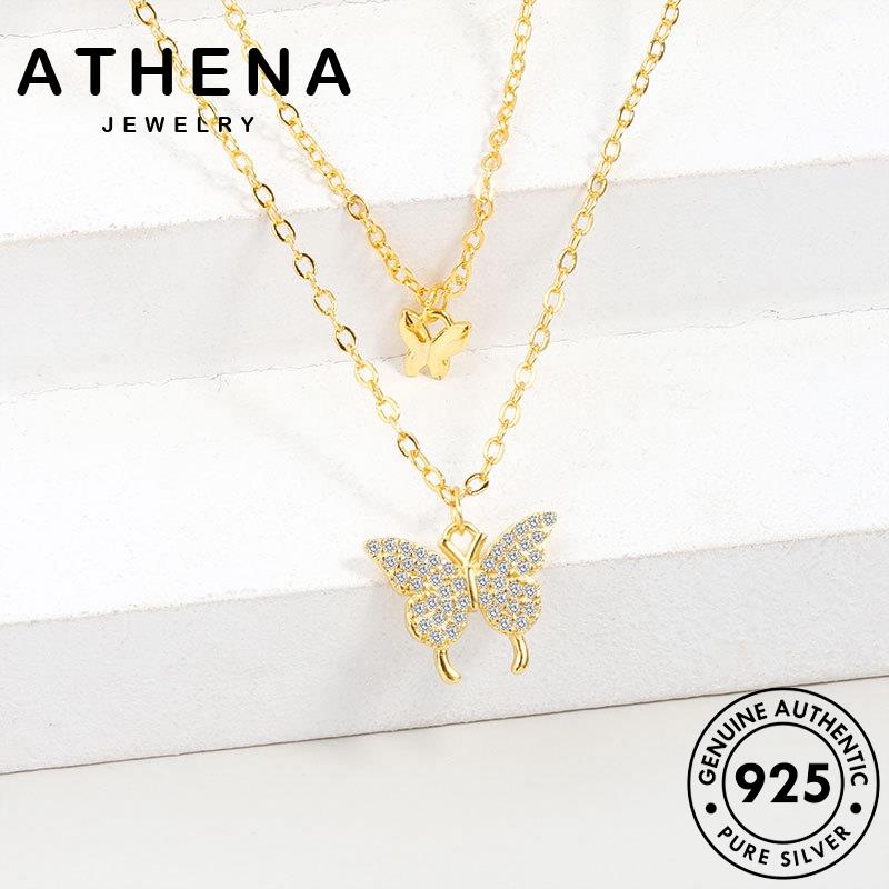 athena-jewelry-จี้-สร้อยคอ-925-มอยส์ซาไนท์-ผีเสื้อที่สวยงาม-แท้-ผู้หญิง-เครื่องประดับ-เกาหลี-ต้นฉบับ-โกลด์-เงิน-silver-แฟชั่น-เครื่องประดับ-ไดมอนด์-n65