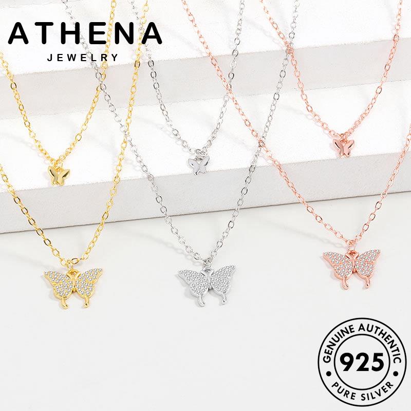 athena-jewelry-จี้-สร้อยคอ-925-มอยส์ซาไนท์-ผีเสื้อที่สวยงาม-แท้-ผู้หญิง-เครื่องประดับ-เกาหลี-ต้นฉบับ-โกลด์-เงิน-silver-แฟชั่น-เครื่องประดับ-ไดมอนด์-n65