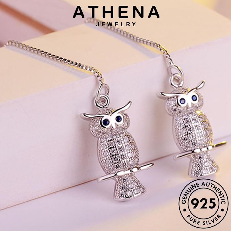 athena-jewelry-ต้นฉบับ-ผู้หญิง-หนีบ-เงิน-แฟชั่น-แท้-ต่างหู-นกฮูก-ไข่มุก-925-เกาหลี-เครื่องประดับ-silver-ห่วง-เครื่องประดับ-ตุ้มหู-e1540