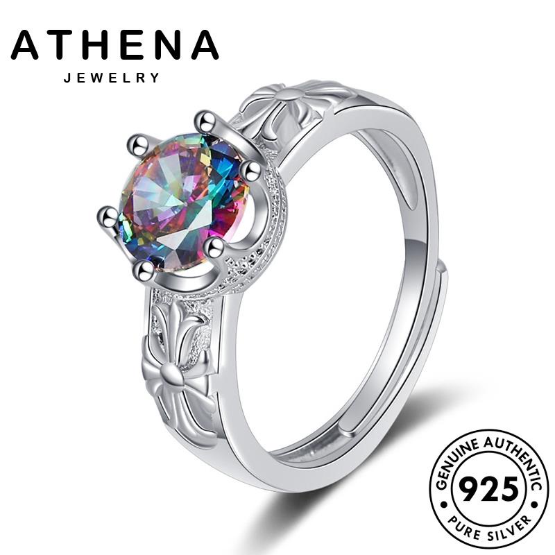 athena-jewelry-เงิน-925-มูนสโตน-ผู้หญิง-ต้นฉบับ-เกาหลี-แฟชั่น-silver-กลม-เครื่องประดับ-เครื่องประดับ-แหวน-แท้-r205