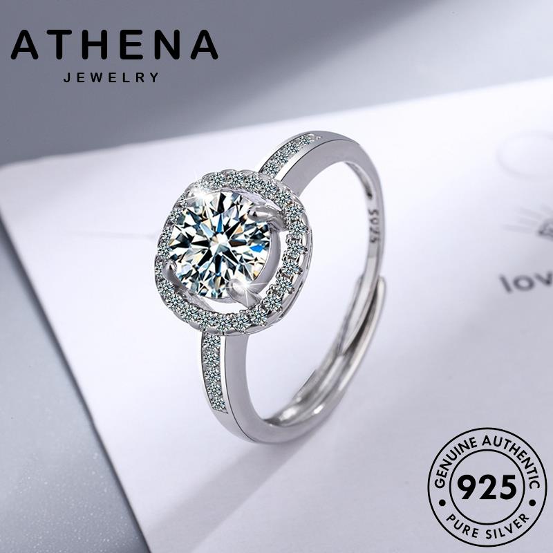 athena-jewelry-silver-แท้-ต้นฉบับ-มอยส์ซาไนท์ไดมอนด์-ผู้หญิง-เงิน-เกาหลี-925-รอบแฟชั่น-แหวน-แฟชั่น-เครื่องประดับ-เครื่องประดับ-r260