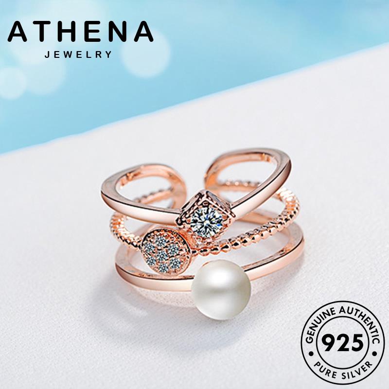 athena-jewelry-เครื่องประดับ-เครื่องประดับ-เกาหลี-silver-แท้-แหวน-ผู้หญิง-เงิน-แฟชั่น-925-ต้นฉบับ-ไข่มุกทอง-เรขาคณิตคู่-r289