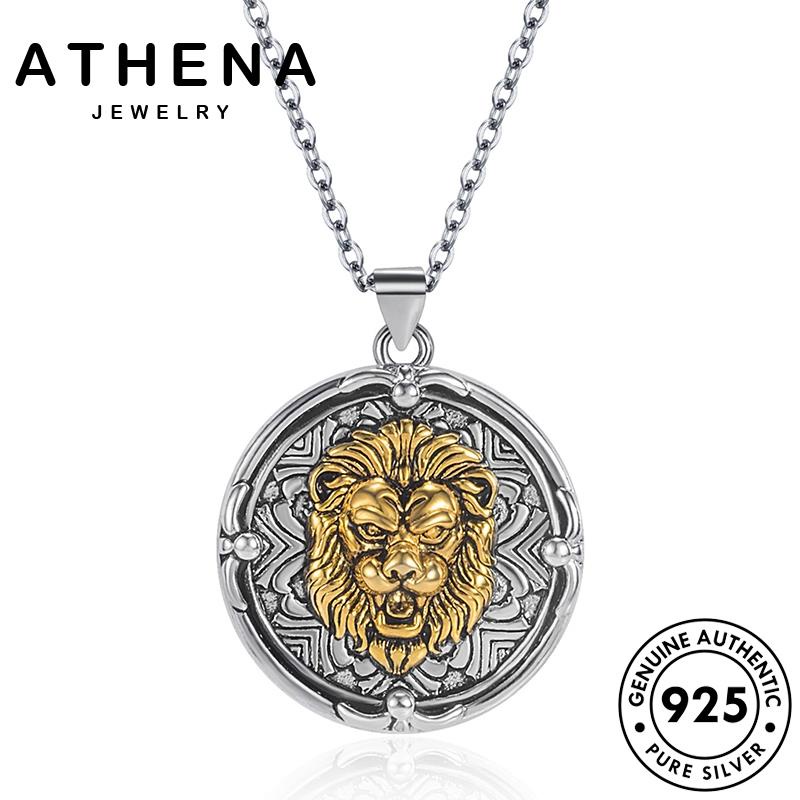 athena-jewelry-แฟชั่น-silver-สิงห์ย้อนยุค-สร้อยคอ-เกาหลี-เงิน-เครื่องประดับ-แท้-จี้-ผู้หญิง-925-ต้นฉบับ-เครื่องประดับ-n1102