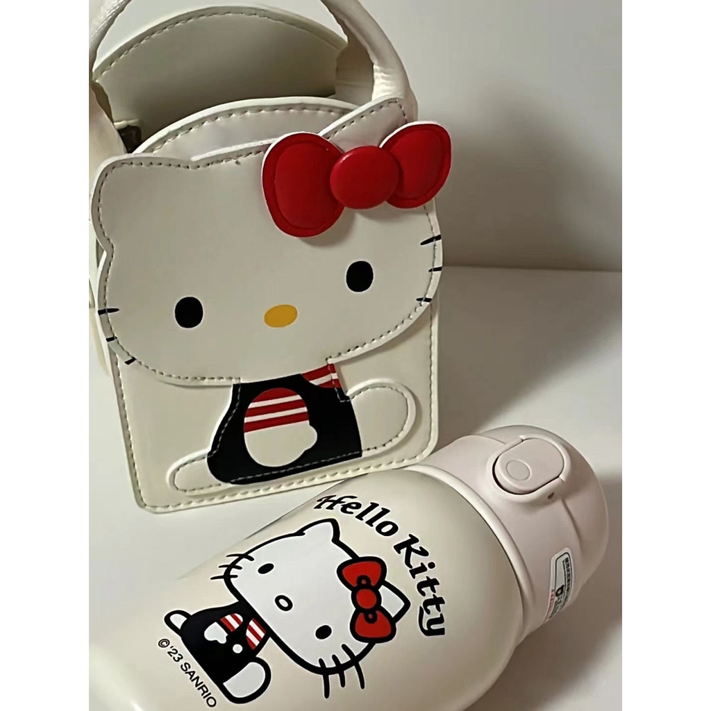 ใหม่-กระเป๋าสะพายไหล่-ลาย-hello-kitty-น่ารัก-ใส่โทรศัพท์มือถือได้-สําหรับเด็กผู้หญิง-2023