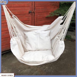 [biling] Outdoor Portable Thicken Hammock Garden Travel Camping Throw Pillow Swing Chair