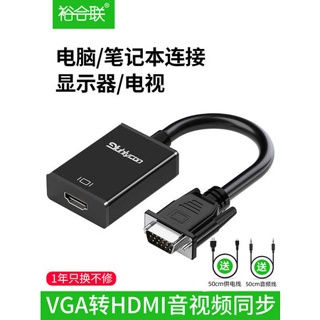[จัดส่งด่วน] สายแปลง VGA เป็น HDMI HD พร้อมโฮสต์เสียง เชื่อมต่อแล็ปท็อป อุปกรณ์แสดงผล TV