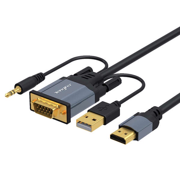 จัดส่งด่วน-tengfei-vga-เป็น-hdmi-แปลงสายเคเบิลเชื่อมต่อคอมพิวเตอร์-โฮสต์-hd-อินเตอร์เฟซ-เชื่อมต่อสายเคเบิล-จอแสดงผลทีวี