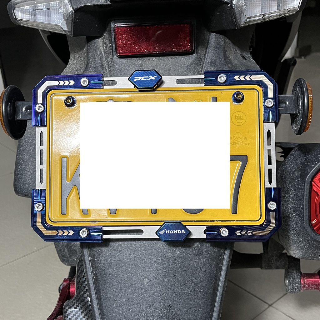 กรอบป้ายทะเบียนรถยนต์-ดัดแปลง-สําหรับ-honda-pcx160-150-125-adv350-150-125-m4