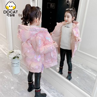                      เสื้อโค้ทแจ็กเก็ต ผ้าฝ้าย แบบหนา ขนาดใหญ่ แบบใช้แล้วทิ้ง สไตล์ตะวันตก แฟชั่นฤดูหนาว สําหรับเด็ก 2021