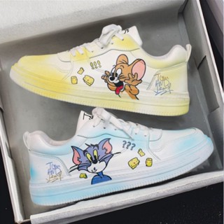 รองเท้ากีฬาลําลอง ลายการ์ตูน Tom and Jerry แฟชั่นฤดูใบไม้ร่วง สําหรับแม่ และลูก 2023