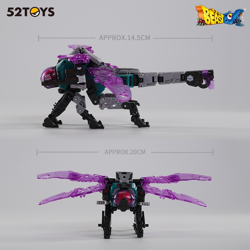 52TOYS BEASTBOX BB-52 DOWNSPIRAL Deformazione Giocattoli Action Figure, Convertire Giocattoli in Mecha e Cube, Regalo perfetto per feste di compleanno per adolescenti e adulti, basato su Cameroceras