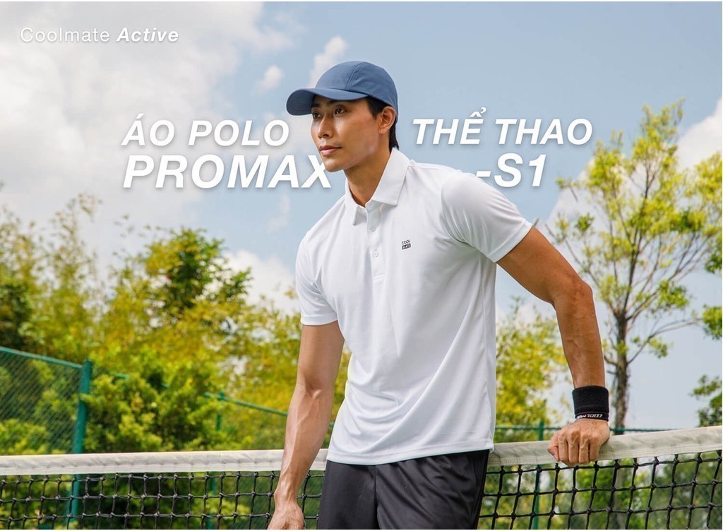 Promax S1 Logo Coolmate เสื้อโปโลกีฬาผู้ชาย | Shopee Thailand