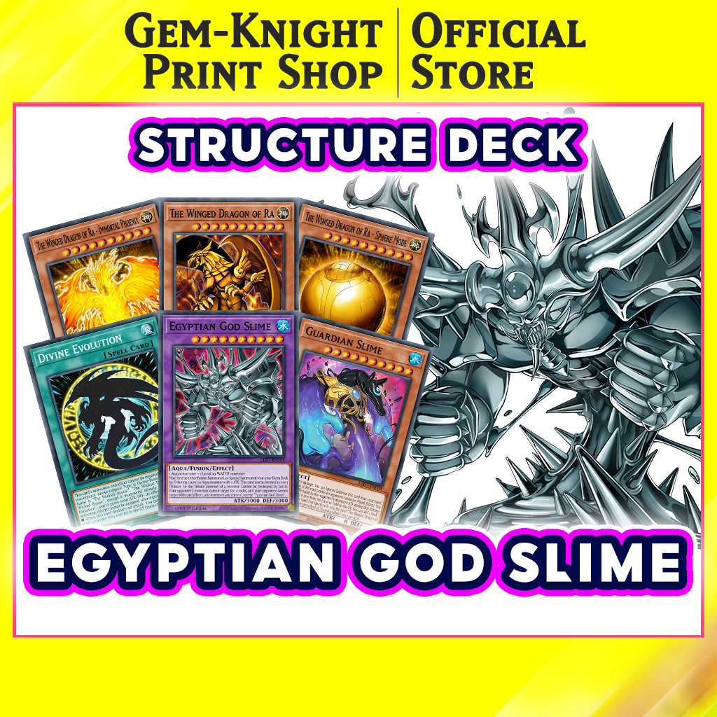 [การ์ดพิมพ์ลาย] Yugioh Deck - Structure Deck: Egyptian God Slime ...