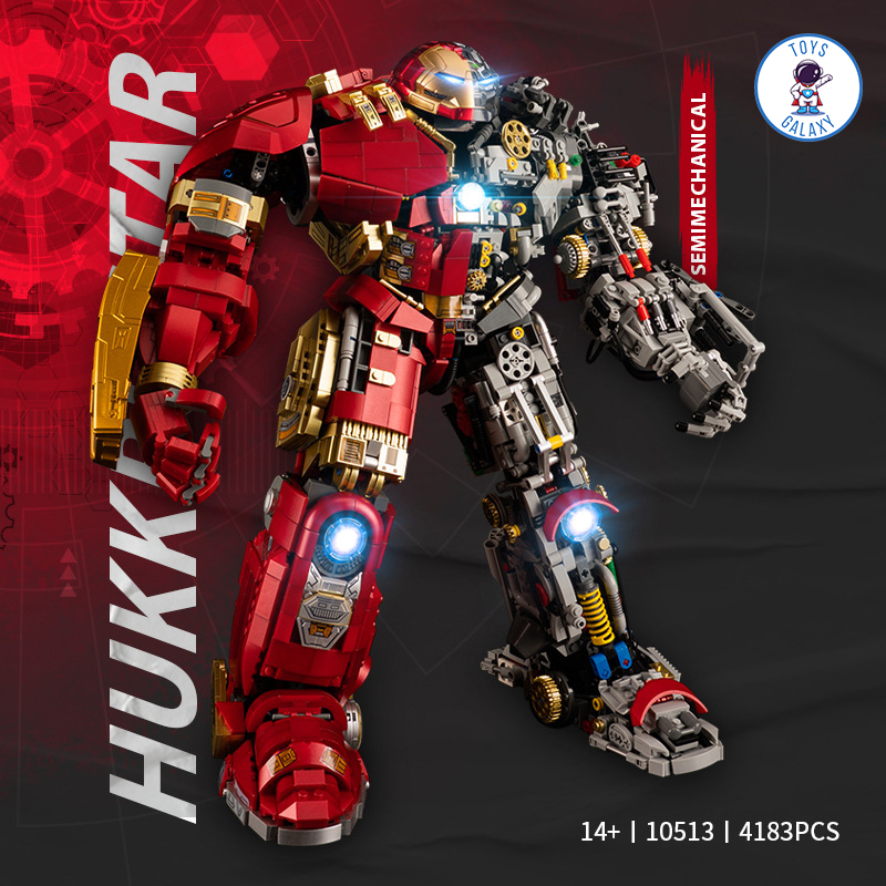 ประกอบของเล่น HulkBuster Iron Man MK44 HukkBustar Mechanical Edition ...