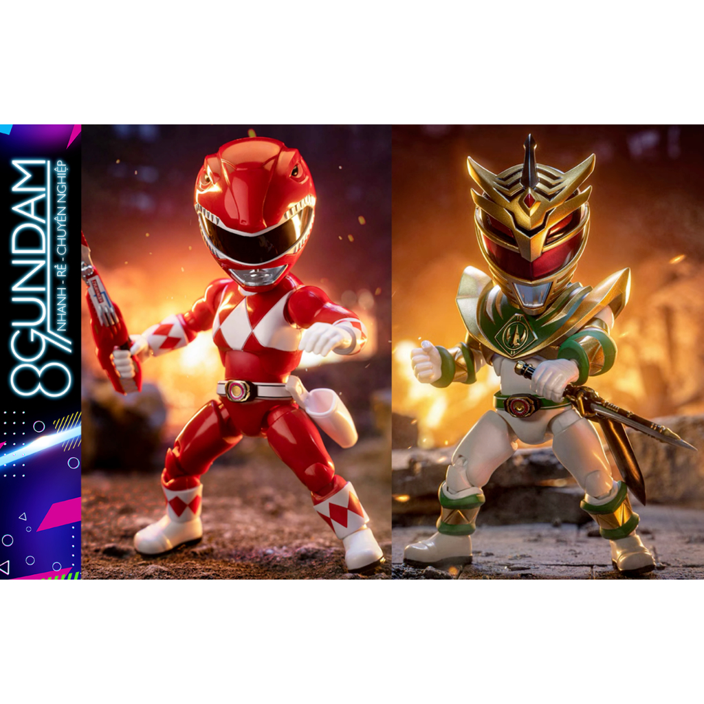 Action Q Mighty Morphin Power Ranger โมเดลประกอบล่วงหน้า (พร้อมฐาน ...