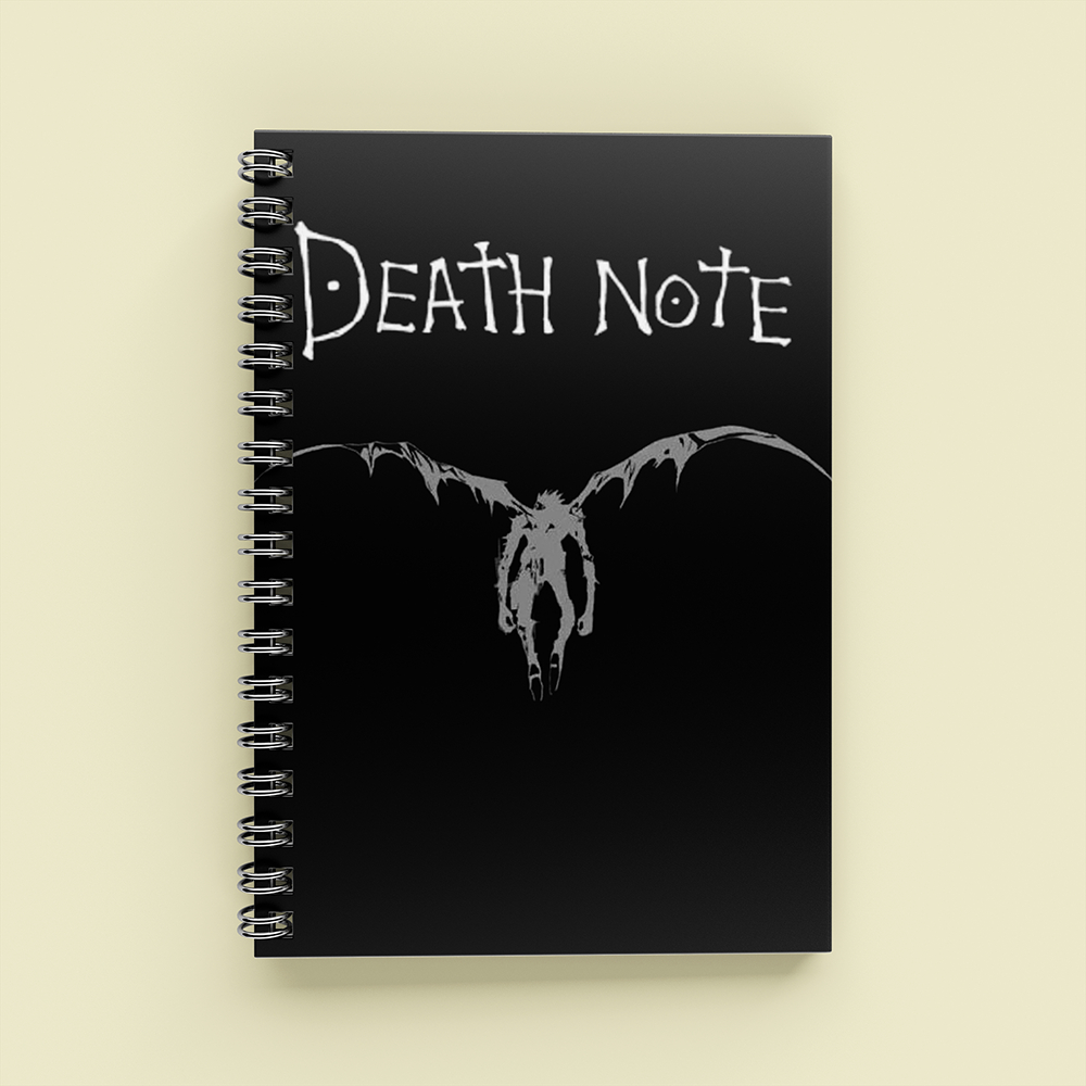 Xo Anime Death Note Notebook A5 Spring 120 Cool Black หน้าแนวนอน ...